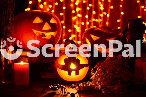 Halloween Lights In The Dark